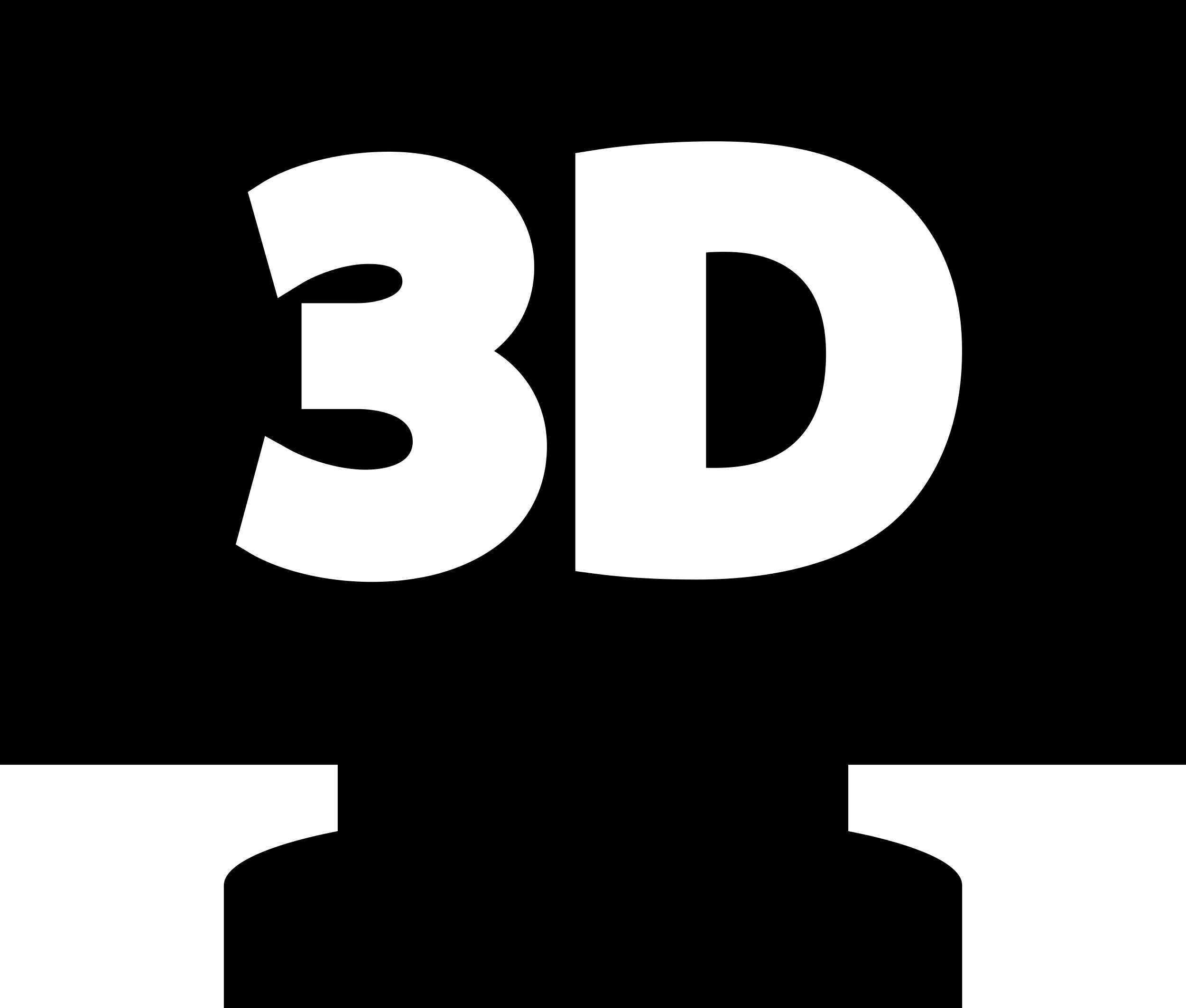 3D Television Laser Cut Svg File Free Vectors